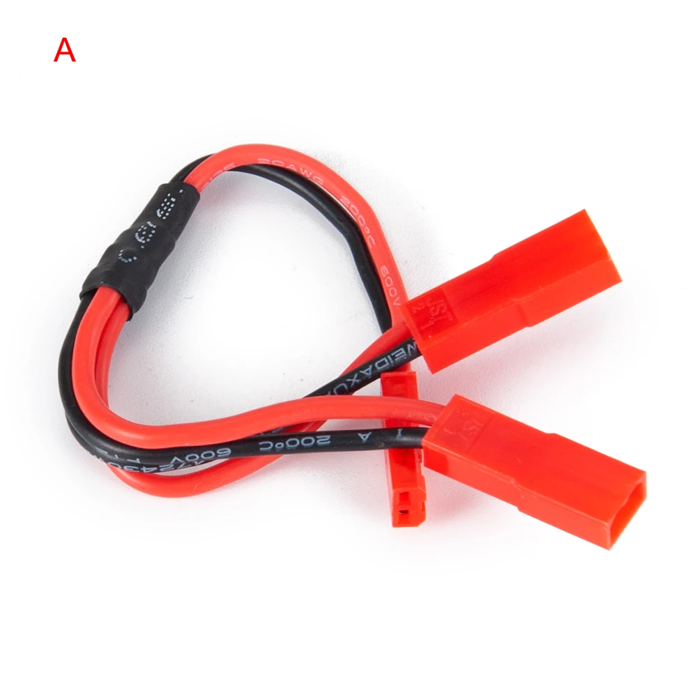 YEAHRUN 1 to 2 Cable Esc Power Supply External Wiring Jst for TRX-4 1/10 RC Crawler Car Upgrade Parts Accessories