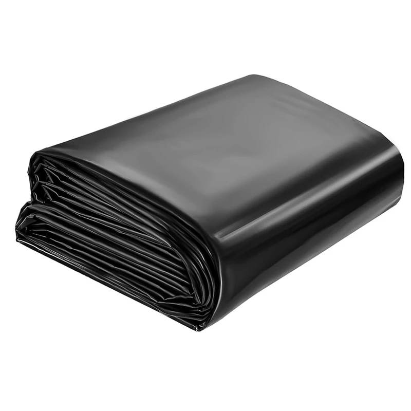 

AA81-7X10 Ft Pond Liner, HDPE Thickness Fish Pond Liners For Outdoor Ponds, Pond Liner For Waterfall, Fish Black