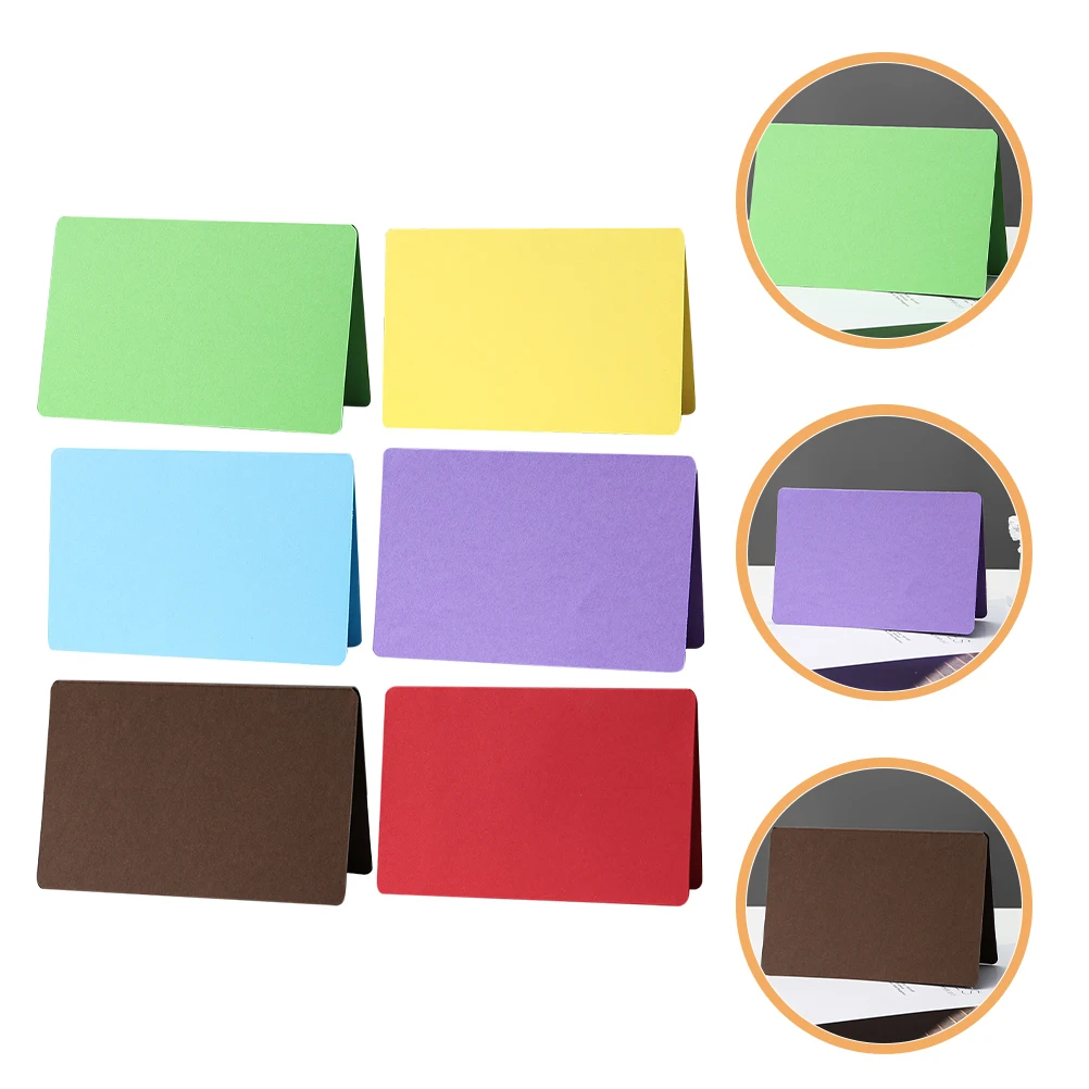 

30pcs Blank Watercolor Cards Greeting Invitations Thank You Notes Diy Graffiti Portable Thickened Small Note Cards For Daily Use
