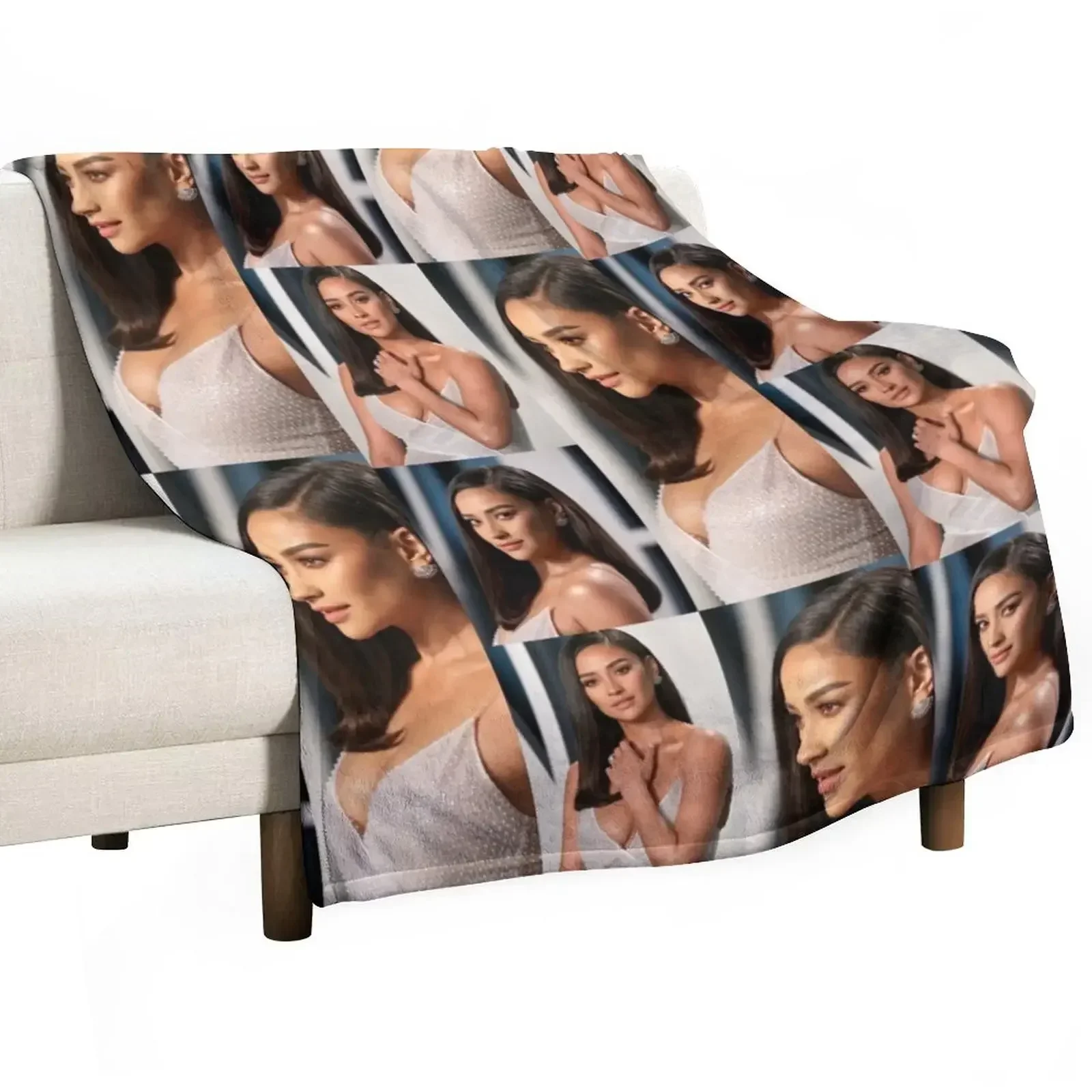 Shay Mitchell Throw Blanket halloween christmas gifts Blankets