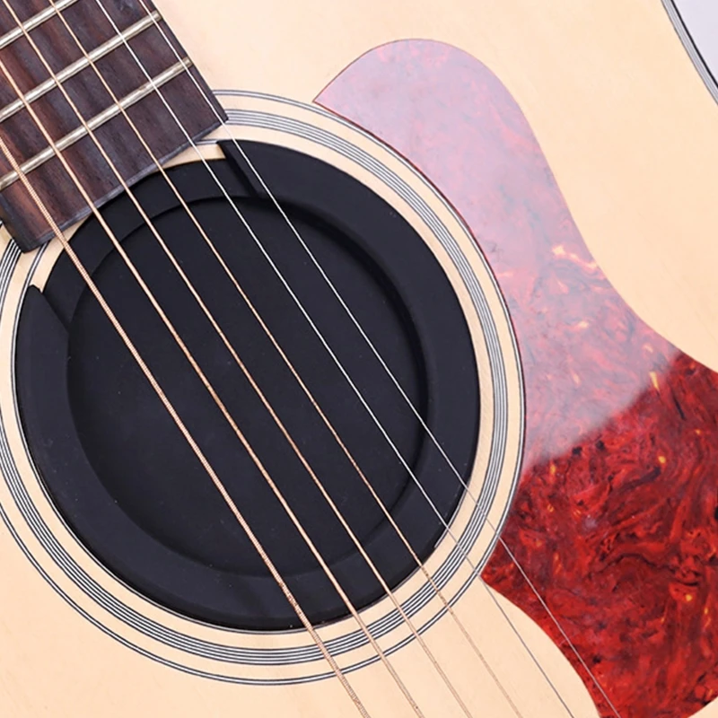 3 Size Optional Acoustic Guitar Sound Hole Cover Guitar Accessories Noise Reduction No Feedback Stop Plug