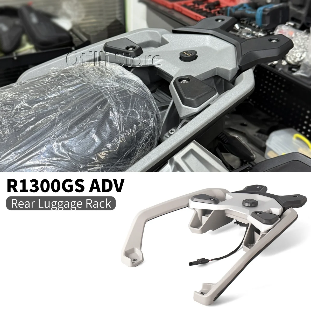 

Для мотоциклов BMW R1300GS ADV R 1300 GS Adventure R1300GSA 2024 2025: Задний багажник, кронштейн для кофра, расширительная полка