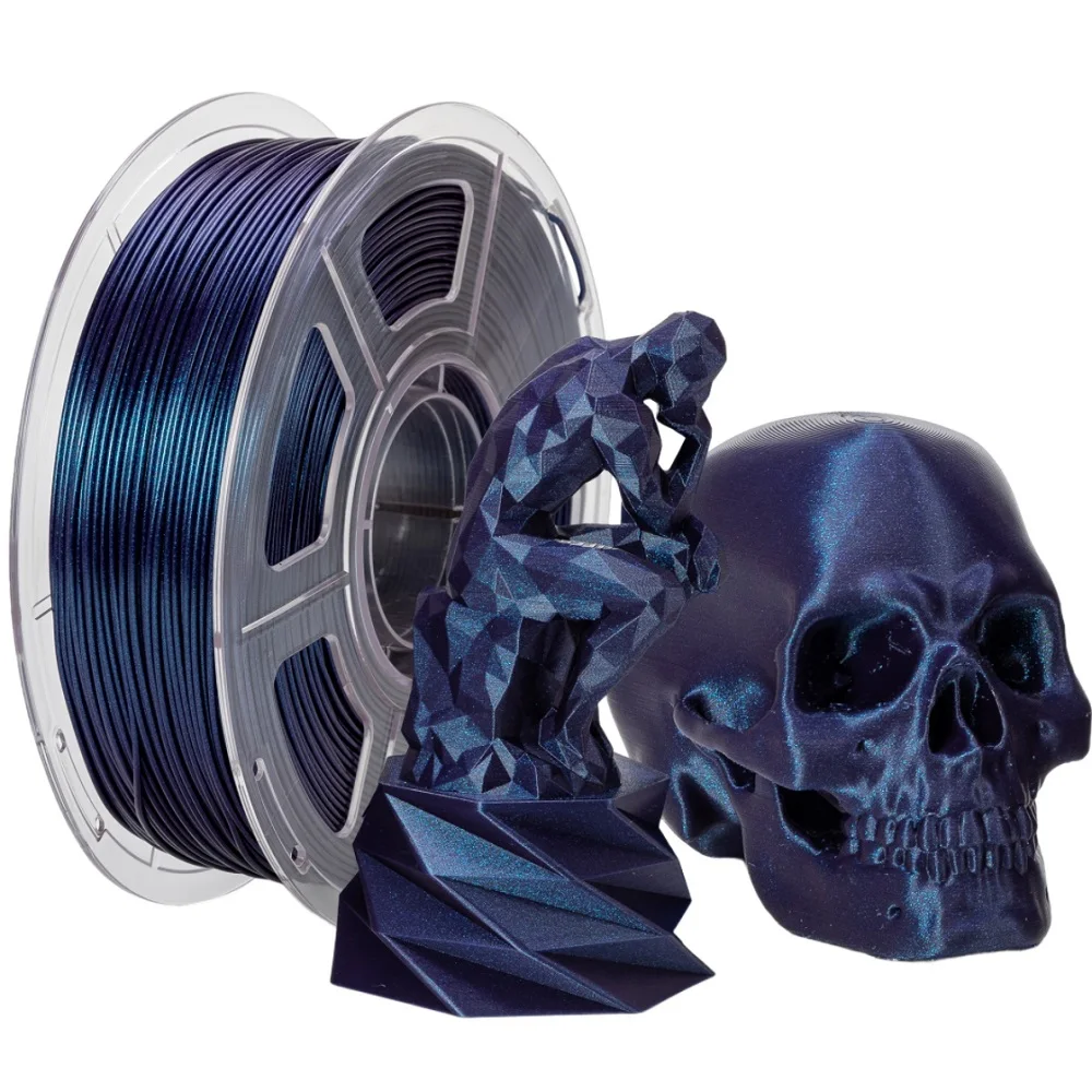 

3D Printer Filament Glitter PLA 1.75mm 1kg 500g 250g Magic Filamento PLA 3D Printing Material Sublimation Filament Gold Green