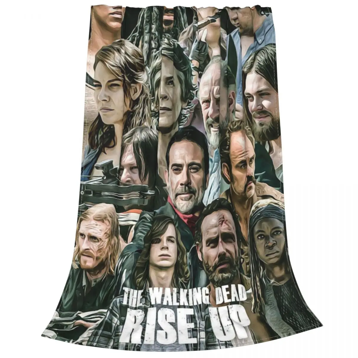 The Walking Dead Horror Movie Blanket Fleece Violence Rick Grimes Daryl Dixon Soft Throw Blankets for Bedroom Sofa Bedroom Quilt - view 4