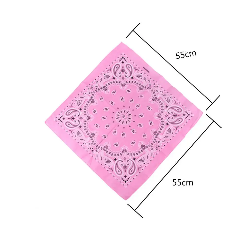 55cm * 55cm 여성용 Graffitin B-Boyin 스포츠 페이즐리 힙합 헤드 랩 손수건 스퀘어 스카프 두건 스카프