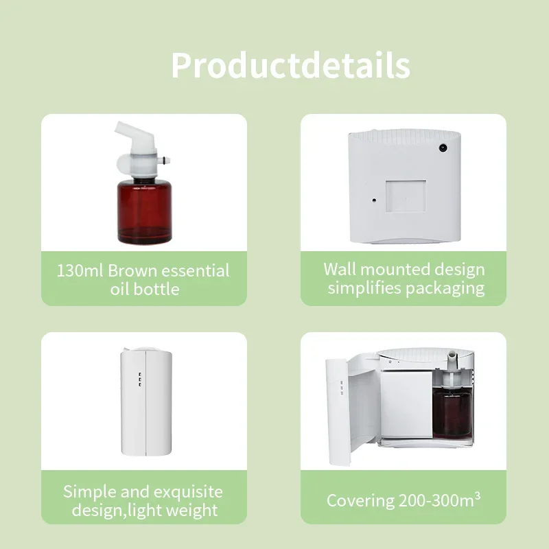 กลิ่นหอมกลิ่น Diffuser กลิ่นผู้จัดจำหน่ายสำหรับ Home น้ำหอม Air Freshener Office เครื่องปรุง Bluetooth กลิ่นเครื่อง300m ³