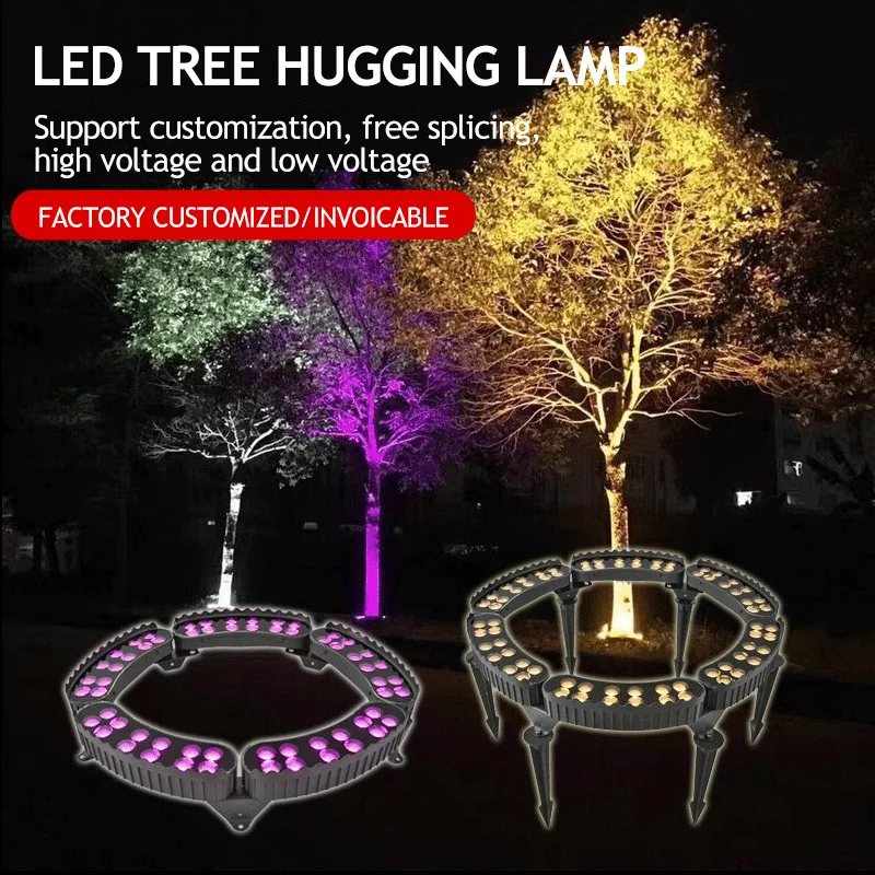 Outdoor Arc Night Light Projection Flood Light  Led Garden Light Outdoor Projector RGB Lamp for Tree Light DC24V