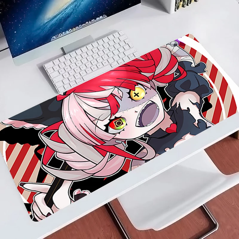 Anime Extended Mouse Pad Notbook PC Gamer Keyboard Pad NonSlip Office Computer Desk Mat Hololive Kureiji Ollie kawaii MousePad