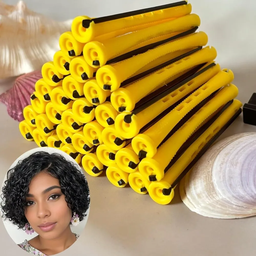 

20Pcs Perm Rods Set for Natural Hair Cold Wave Rods Plastic Hair Rollers Short Long Hair Curling Rod Styling Hairdressing Tools