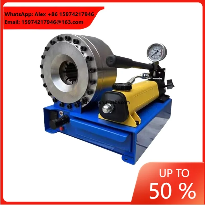 Hot Sale Portable Small Most Popular Hydraulic Press Machine Mobile Van Potable Original Manual Hydraulic Hose Crimping Machine