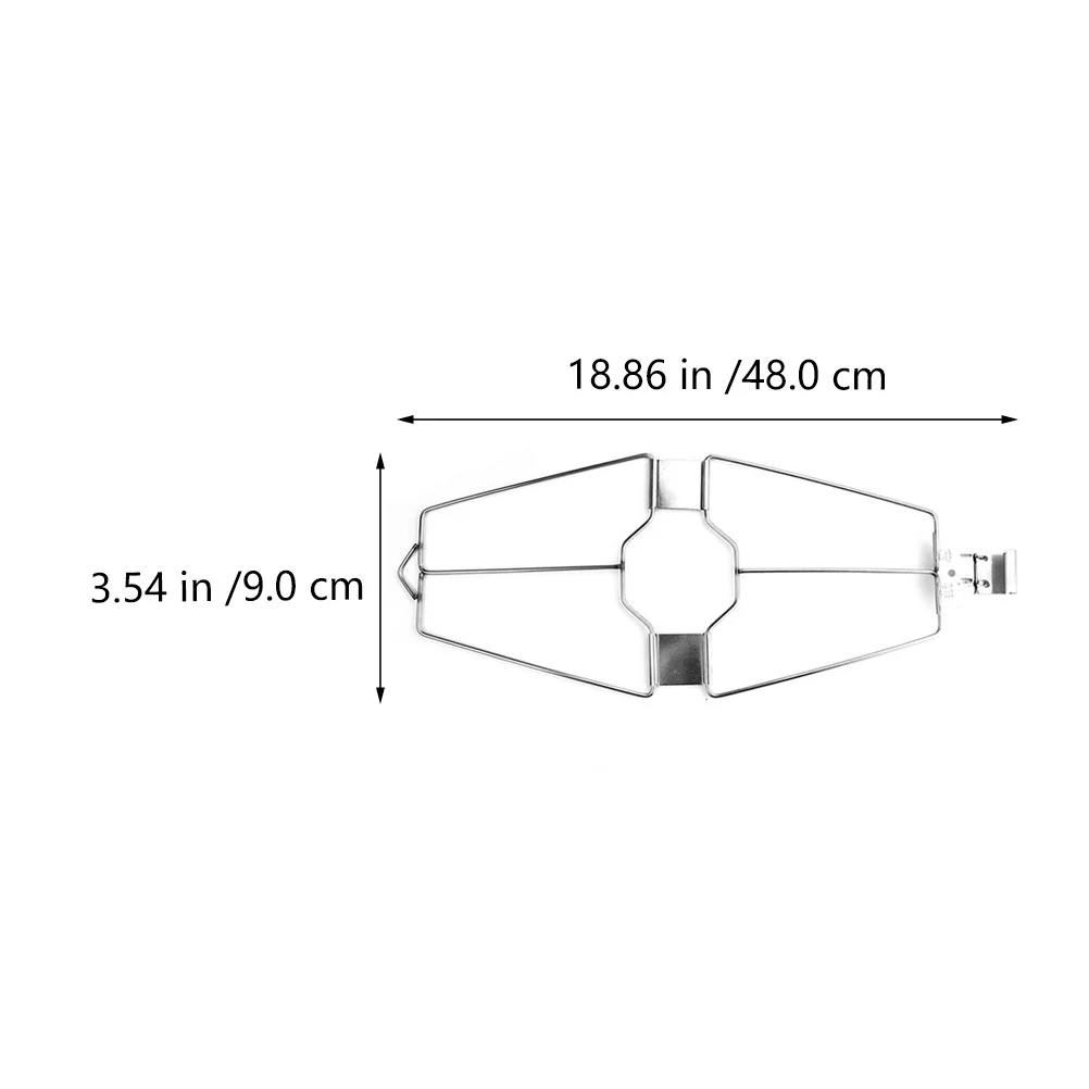 

2 шт., зажим для гриля с утиной курицей, сверхмощный зажим для барбекю для гриля рыбы, мяса, курицы, легко чистящийся зажим для барбекю, зажим для барбекю