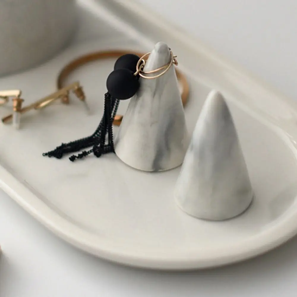 المتخصصة تصميم السيراميك مجوهرات التصوير الدعائم مجوهرات عرض موقف حلقة تخزين الرف حلقة عرض موقف البنصر حامل #5