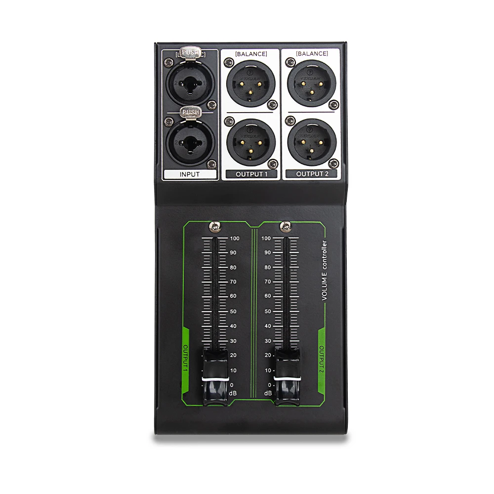 

Passive Volume Controller Metal Music Volumes Controller Stereo Input and Output Volumes Controller Without Power for Speakers