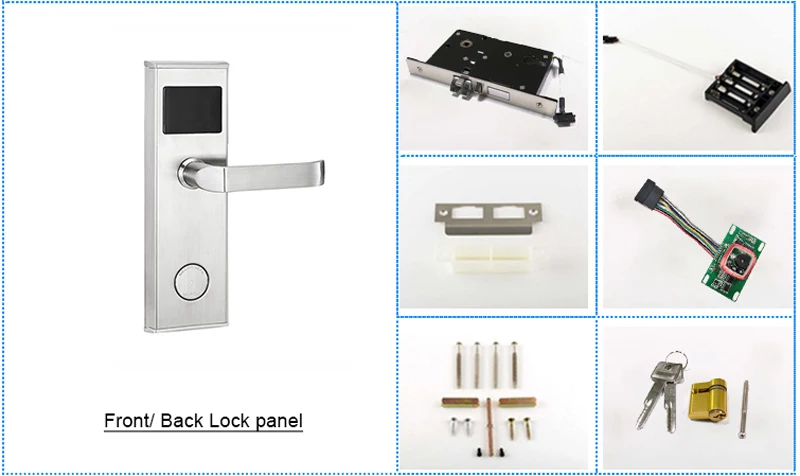 Web-management online ble rfid hotel lock system für holztür – Detail 13