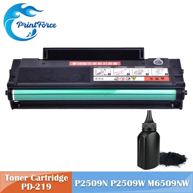 PD219 PD-219 Toner Cartridge Refillable With Bottled Powder for Pantum P2509N P2509W M6509NW M6559NW M6609NW
