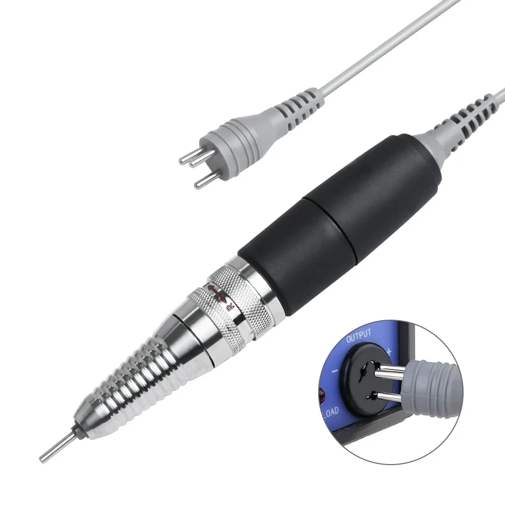 Electric Nail Drill Handpiece 3 Pin for UP200 Core 35000 RPM Nail Art Machine Handpiece Manicure Pen Pedicure Tools