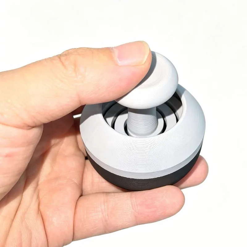 Thumb Rocker Fidget Clicker 3D Printed Rotating Joystick Controller ADHD Quiet Focus Anxiety Stress Relief Toys Fun Gadgets