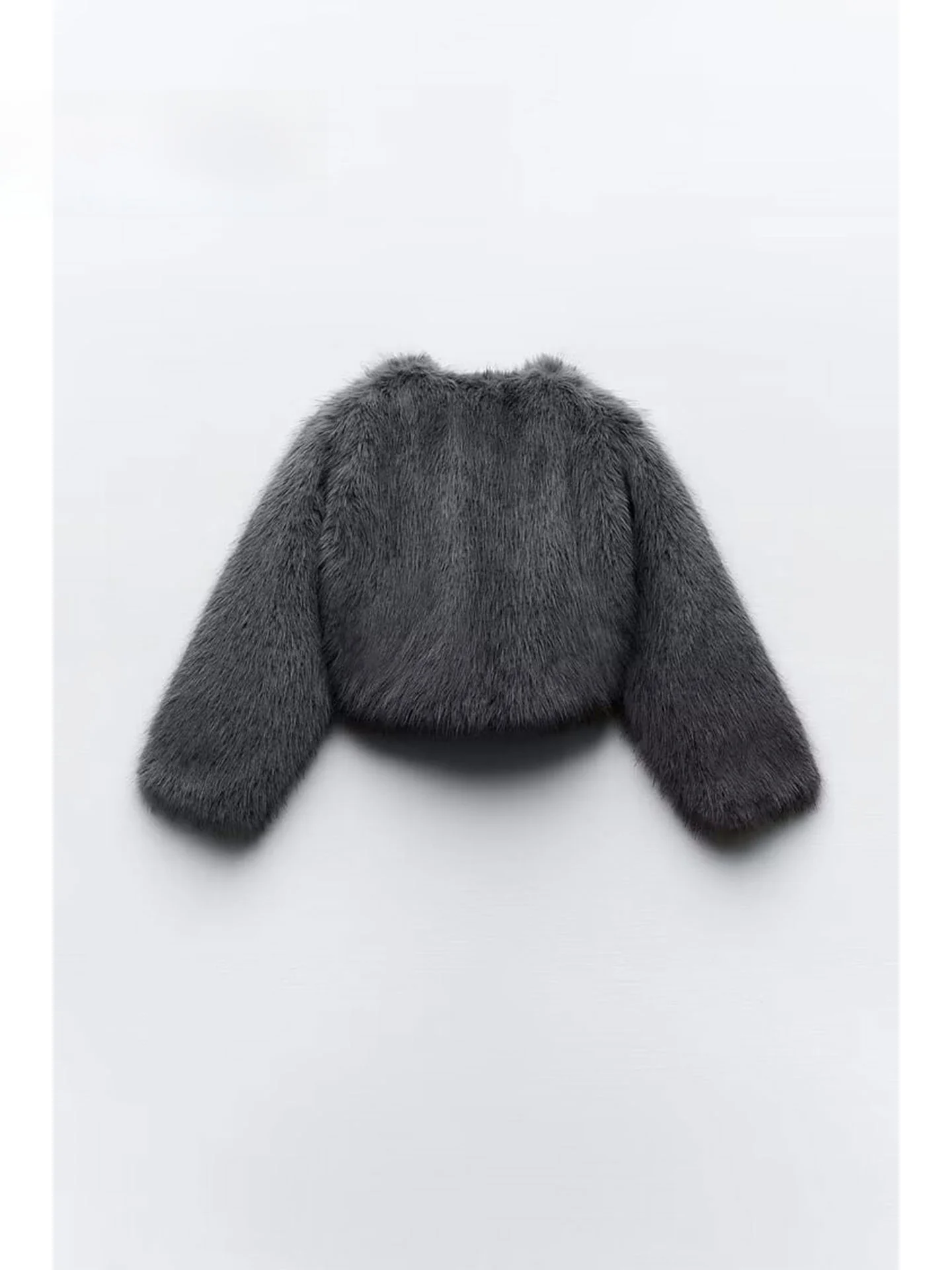 Faionable ort Jaet Cappotto effetto pelliccia artificiale Sli da donna Versatile capispalla invernale dimagrante rotondo Ne Long Sve