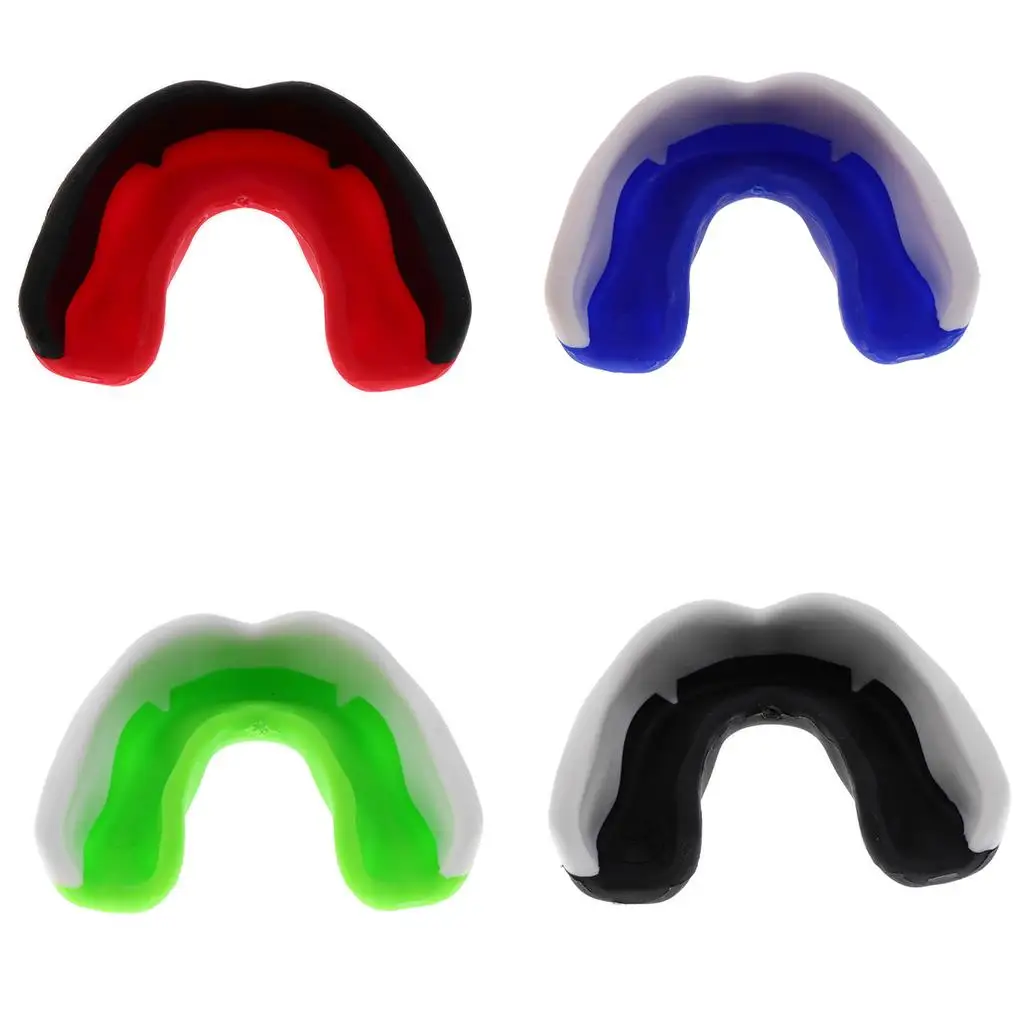 Sports Mouthguard Gumshield Mouth Boxing Basketball with , 4 Colors