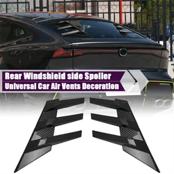 Rear Windshield Side Spoiler Side Vents Decoration General Window Louvers Universal Exterior Decorative Rear Wing Accessories