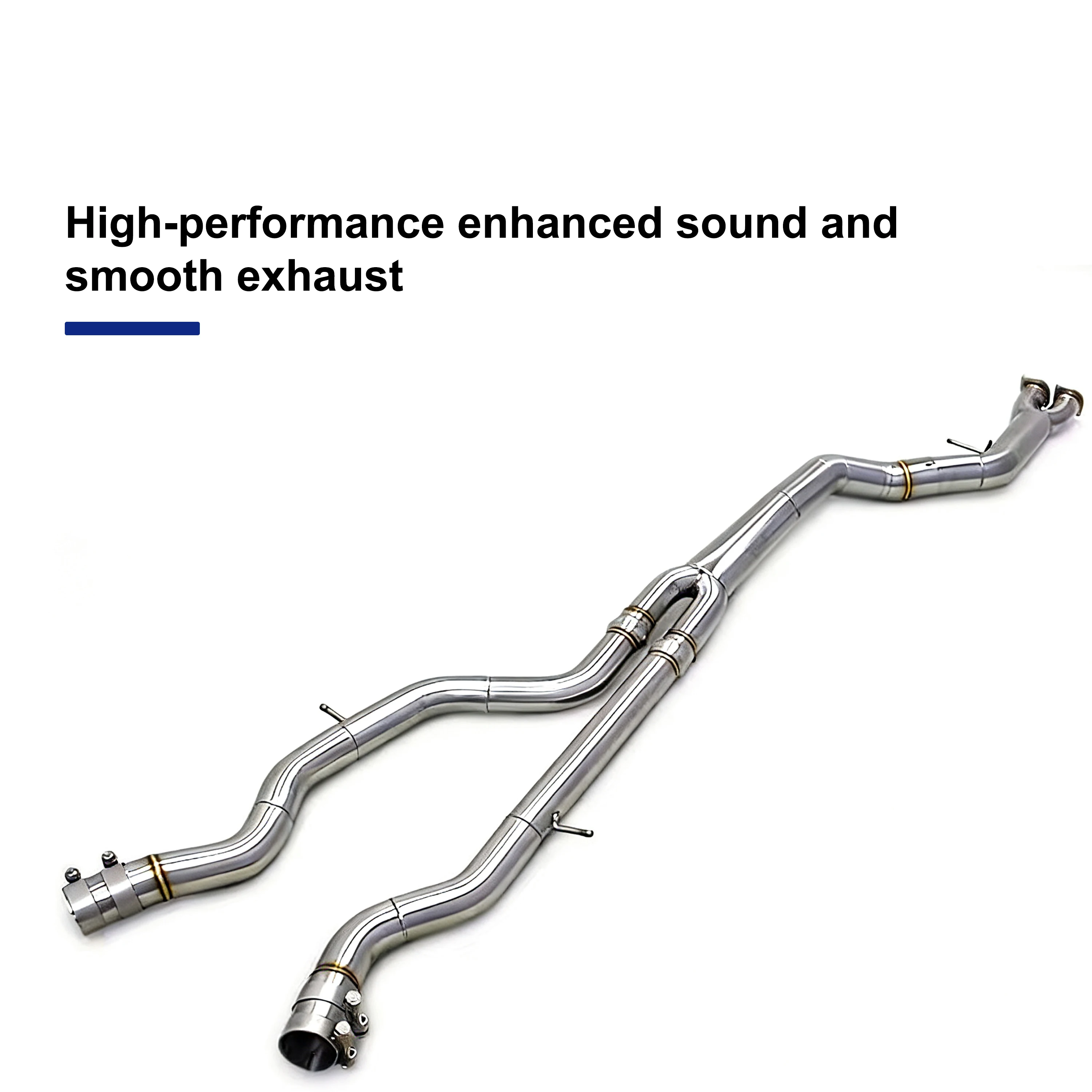 ACE Einzel-Midpipe für BMW S55 M3 F80 M4 F82 3.0T Midpipe Auspuff 3,5" 89mm Hochleistungs-SUS304 Midpipe Auspuffanlage – Detail 5