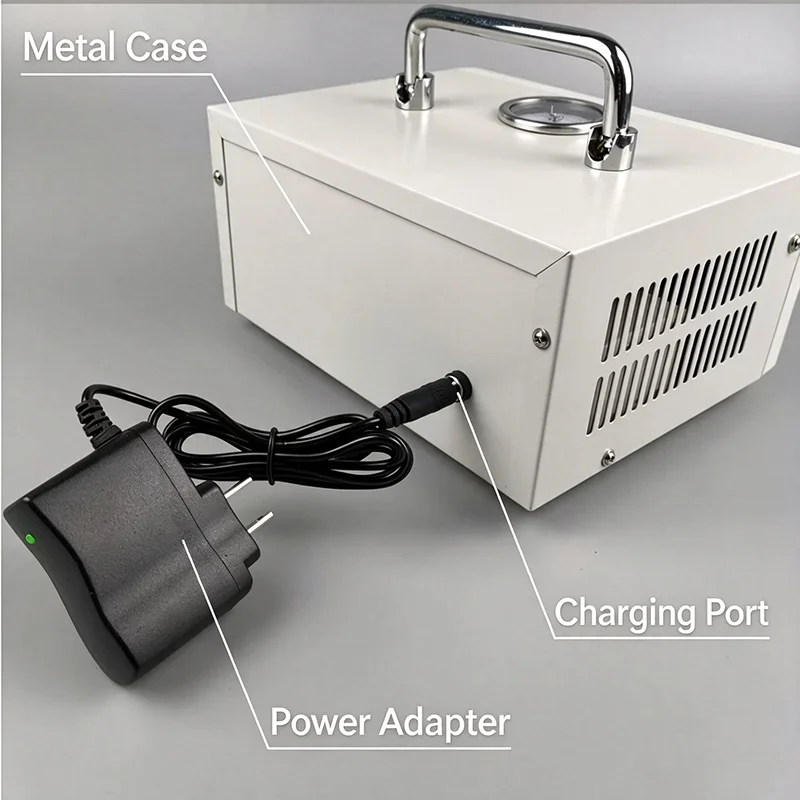 Oil-Free Mini Diaphragm Vacuum Pump Adjustable Positive Negative Pressure Lab Filtration Device Outdoor Small Extraction Pump