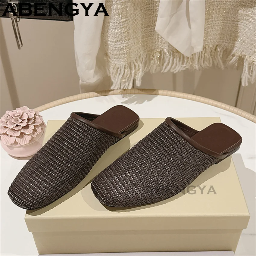 Shiny Lace Mesh Round Toe Flat Slippers for Women Bling Bling Low Heels loafers Shoes Summer Casual Fashion Walk Shoes Mujer view 5