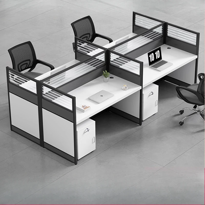 European Secretary Office Desk Modern Gaming Monitor Minimalist Bedroom Office Desk Floor Conference Metal Bureau Furniture