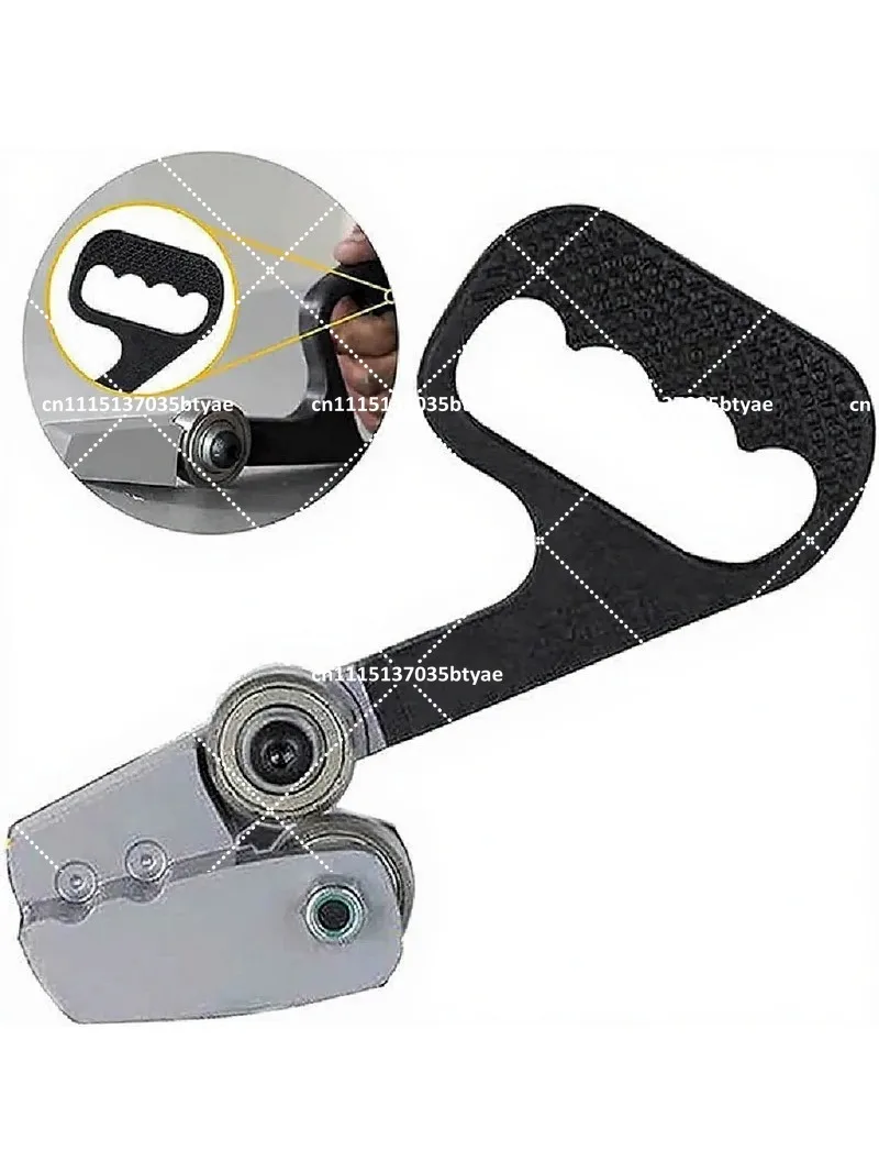 Portable sheet metal scissors with non-slip handle for cutting thin metal sheets