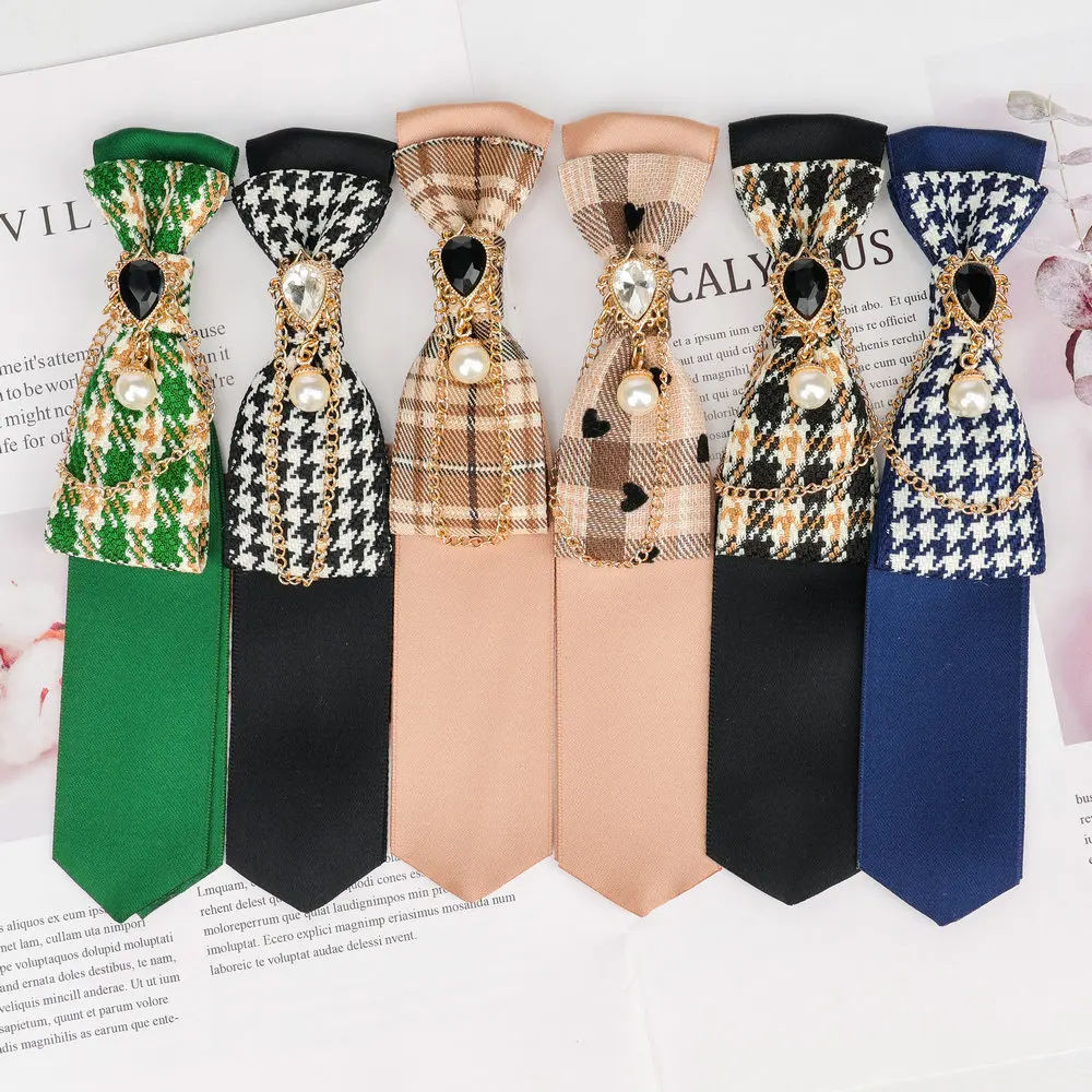 

Ретро-цепочка ручной работы, галстук-бабочка с кристаллами и жемчугом, кисточка, рубашка для девочек, галстуки для женщин и мужчин, аксессуары для свадебной вечеринки, галстук
