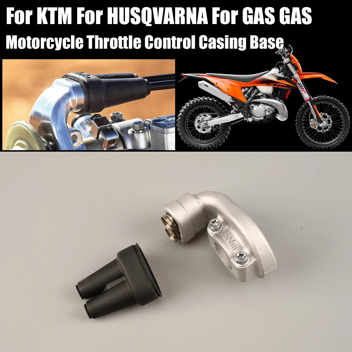 

Motorcycle CNC Control Throttle Housing Base For SX SX-F XC XC-F XCW EXC EXC-F SMR RALLY REPLICA 125-500 For Husqvarna TC TE TX