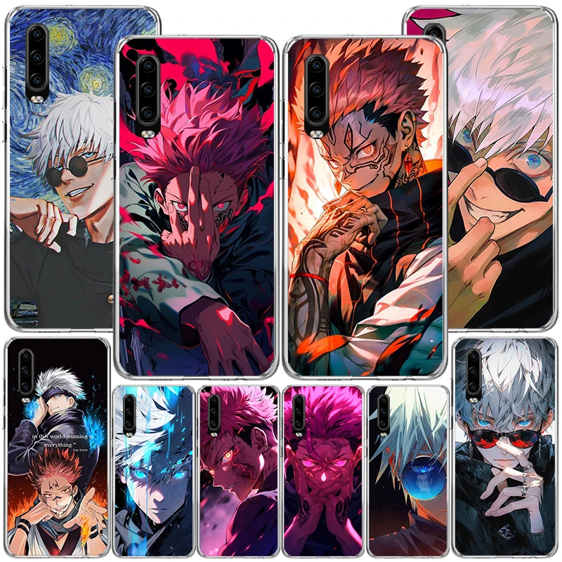 Hot Anime Jujusu Kaisen Phone Case For Huawei P40 P30 P20 P10 Lite Mate 20 10 Pro P Smart Z Y5 Y6 Y7 Y9 Personalized Print Cover