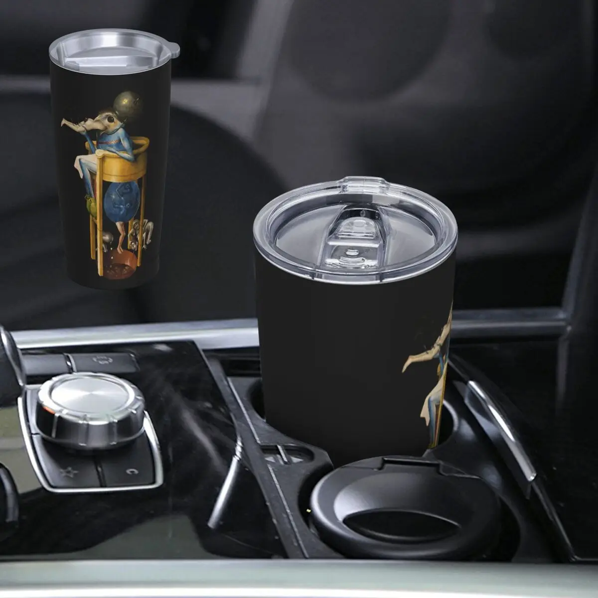Hieronymus Bosch Devil On Night Chair Stainless Steel Tumbler Vacuum Insulated Mugs Thermal Cold Cup Straws With Lid 20oz