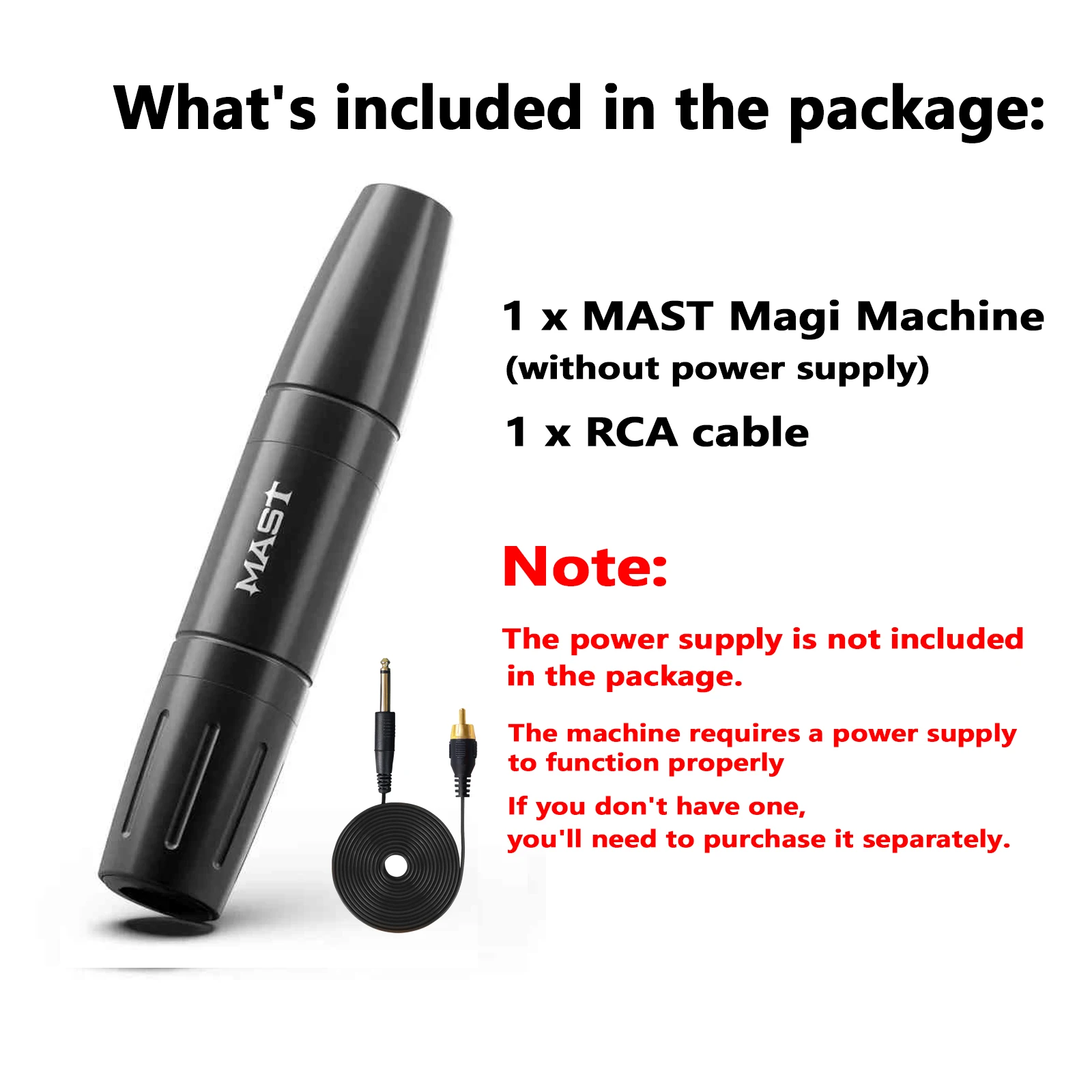 Mast Tattoo Magi Rotary Machine Gun 2.0/3.0mm Slag Krachtige Aangepaste Motor voor Permanente Make-up van Wenkbrauwen En Lippen