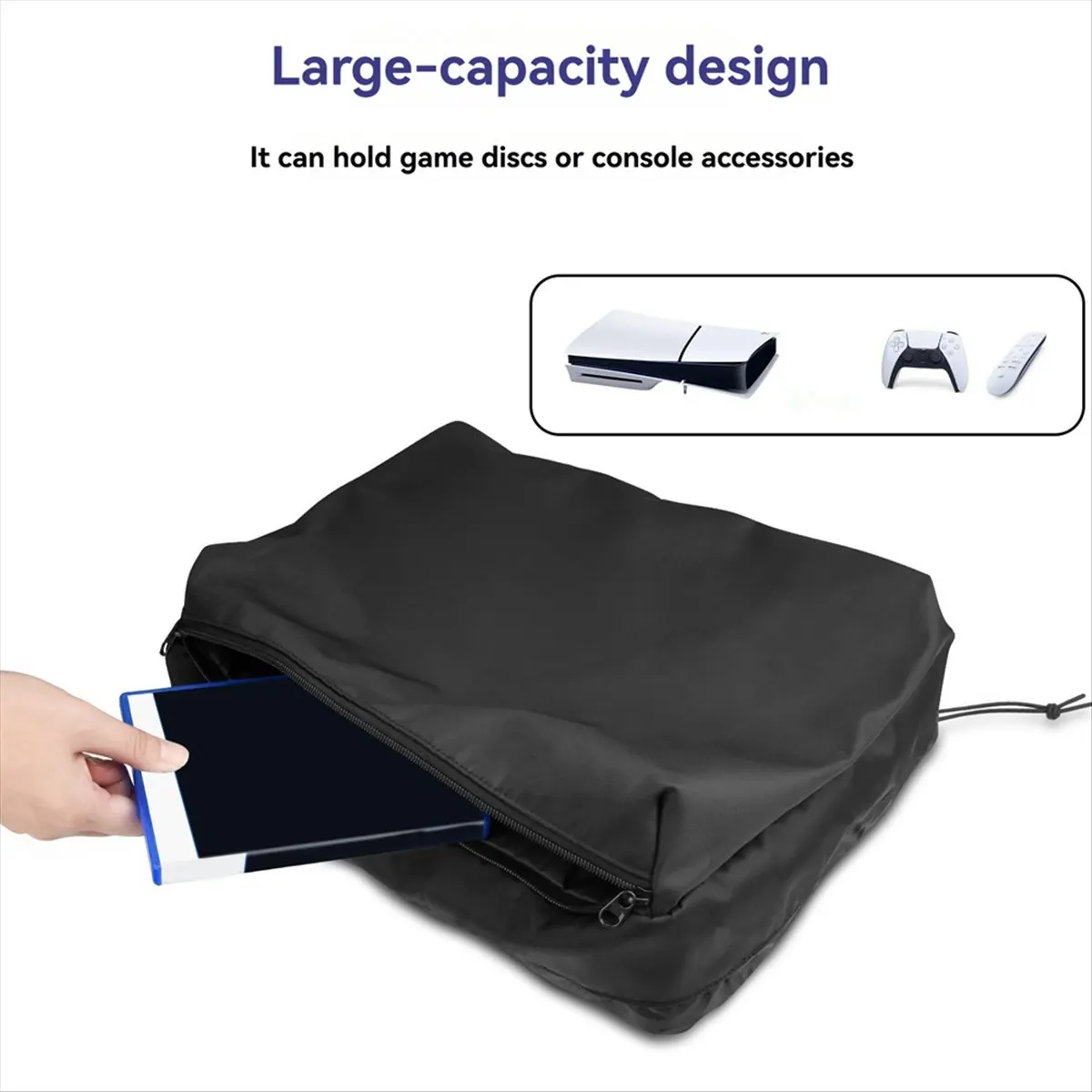 Hot Sale Dust Proof Cover for 5 Slim Game Console Protector Case Anti-Scratch Sleeve Protective Case for Slim