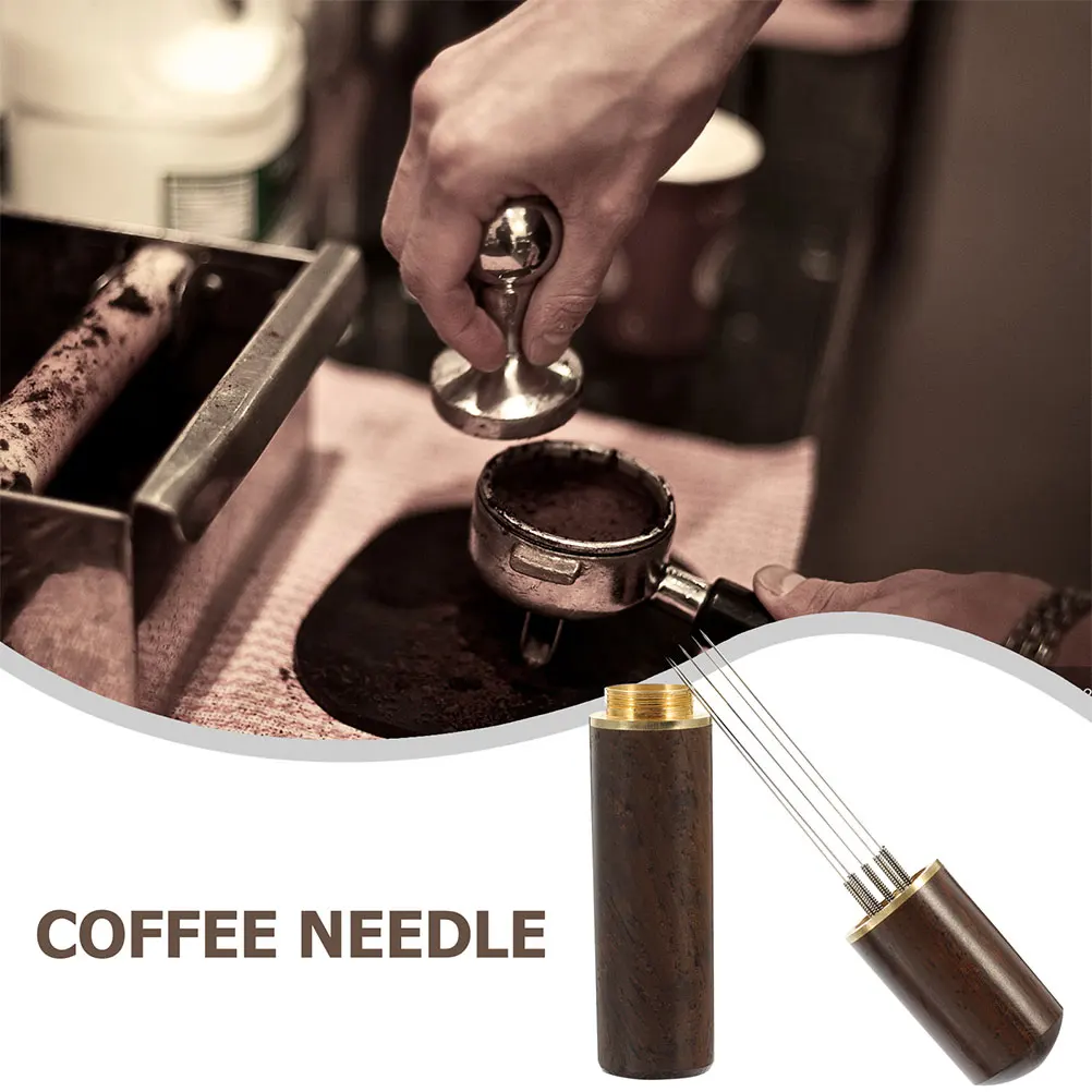 

2 Pcs Cloth Powder Needle Espresso Accessory Coffee Stirrer Foaming Agent Stainless Steel Tools