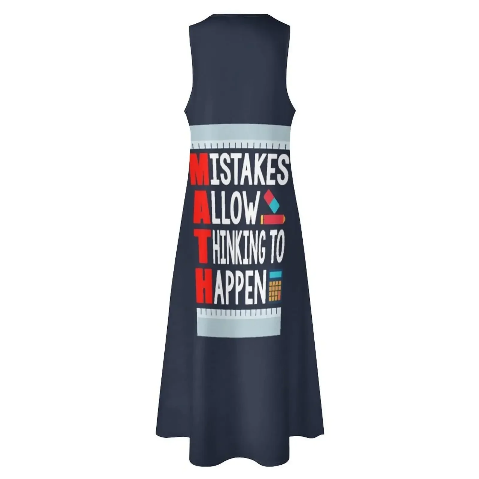 Engraçado eu sou um professor de matemática camisa apreciação presente amante de matemática vestido longo vestidos de aniversário para vestido feminino