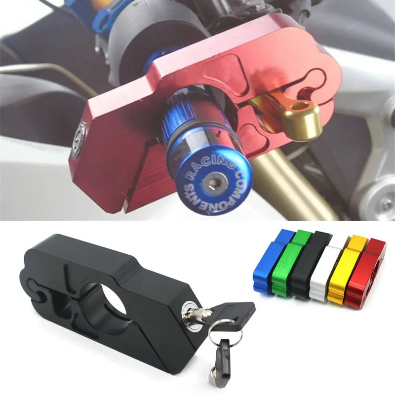 

For SYM CRUISYM 300 300i 180 150 MAXSYM 400 400i 600 600i Handlebar Lock ATV Brake Clutch Security Safety Theft Protection Lock