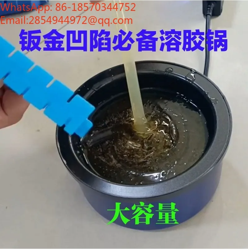 Temperature Control Hot Glue Furnace Auto Body Dent Repair Accessories Hot Melt Adhesive Strips Pull Tabs for Sheet Metal