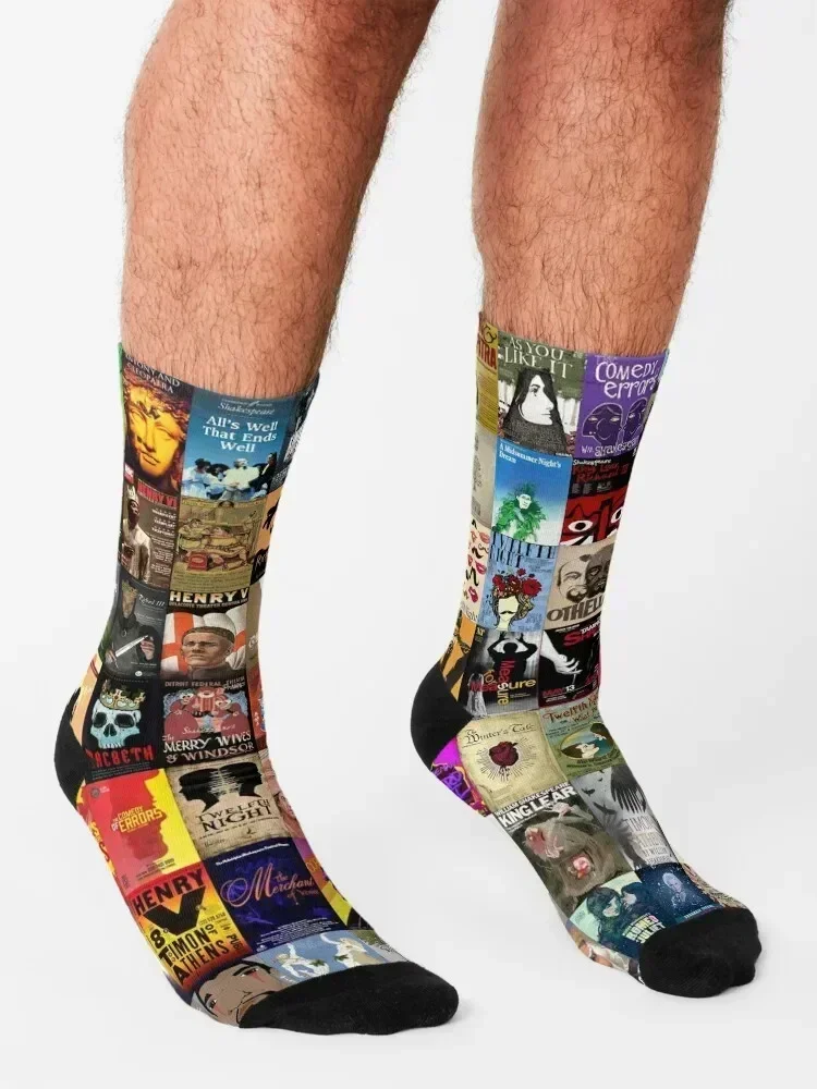شكسبير يلعب الجوارب اصبع القدم الرياضية لطيف رياضة الرجال القطن جودة عالية الرجال الجوارب النسائية