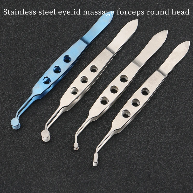 Eyelid meibomian gland massage forceps meibomian gland blocking fat massage massager eyelid turning surgical tweezers clip