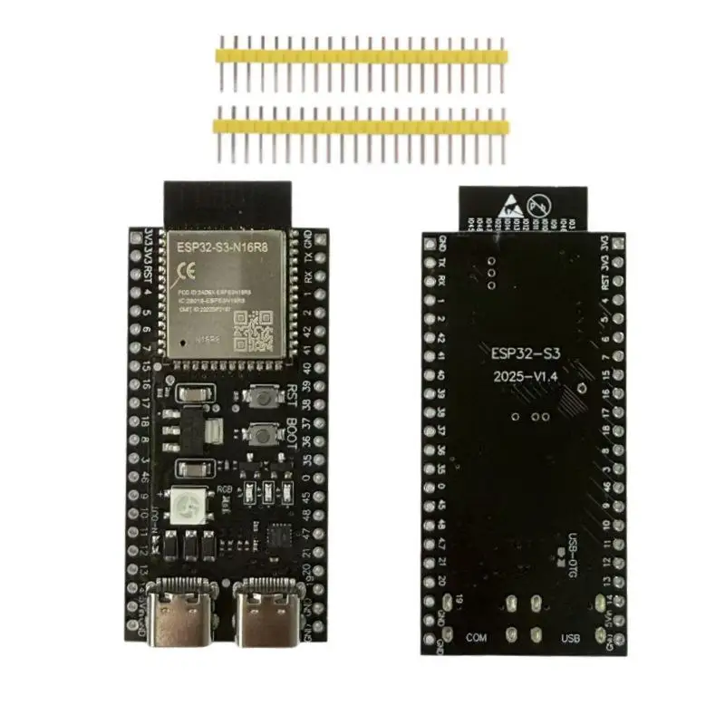 ESP32-S3-DevKitC-1 Development Board BT 2.4G Wifi Module For 8MB PSRAM 16MB FLASH N16R8 42Pin CH340C Type-C ESP32 S3