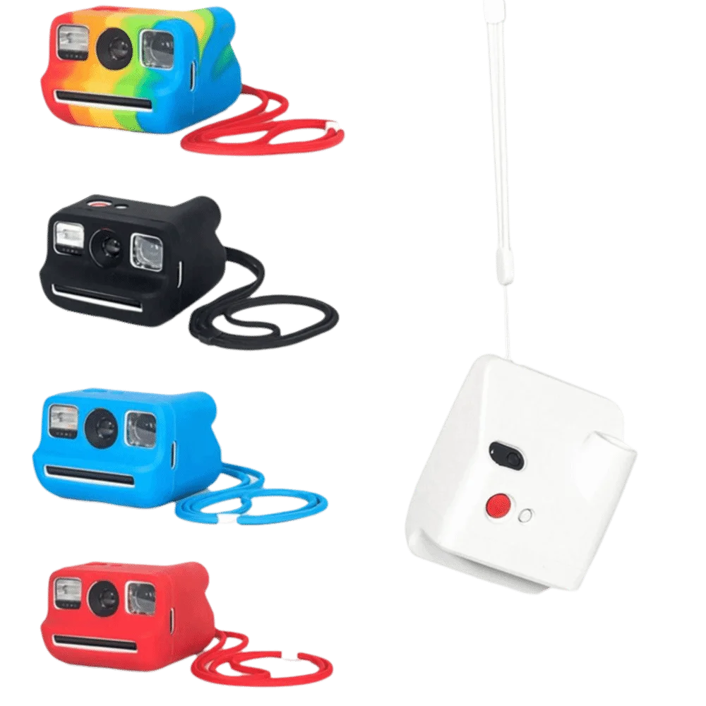 with Lanyard Silicone Case Colorful Shockproof Instant Film Camera Skin Wear Resistant Dustproof for  Go Gen 1/2