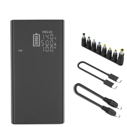 USB C PD100W DC 12V 16.5V 19v 20V 24V Power bank do laptopa Przenośna ładowarka do laptopa Zewnętrzny akumulator do laptopa Telefon CPAP