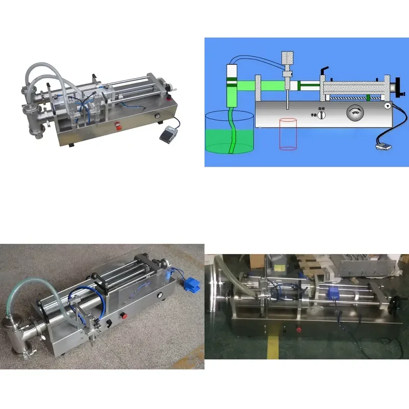for Semi-automatic horizontal liquid piston filling machine