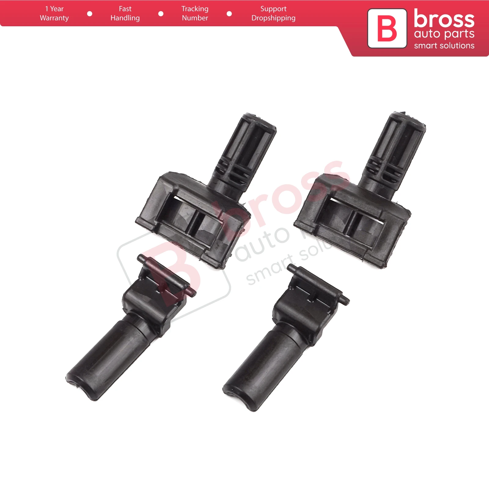 BSR663-Clips de bras coulissant pour Mercedes Classe E W212 S212 GL GLS X166 GLE ML W166, guide de toit ouvrant