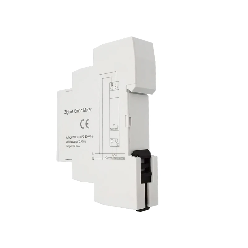 Intelligenter ZigBee-Energiezähler mit 63A Klemmstromwandler, App-Überwachung, Stromverbrauchsstatistik, AC100-240V, kompatibel mit Tuya – Detail 11