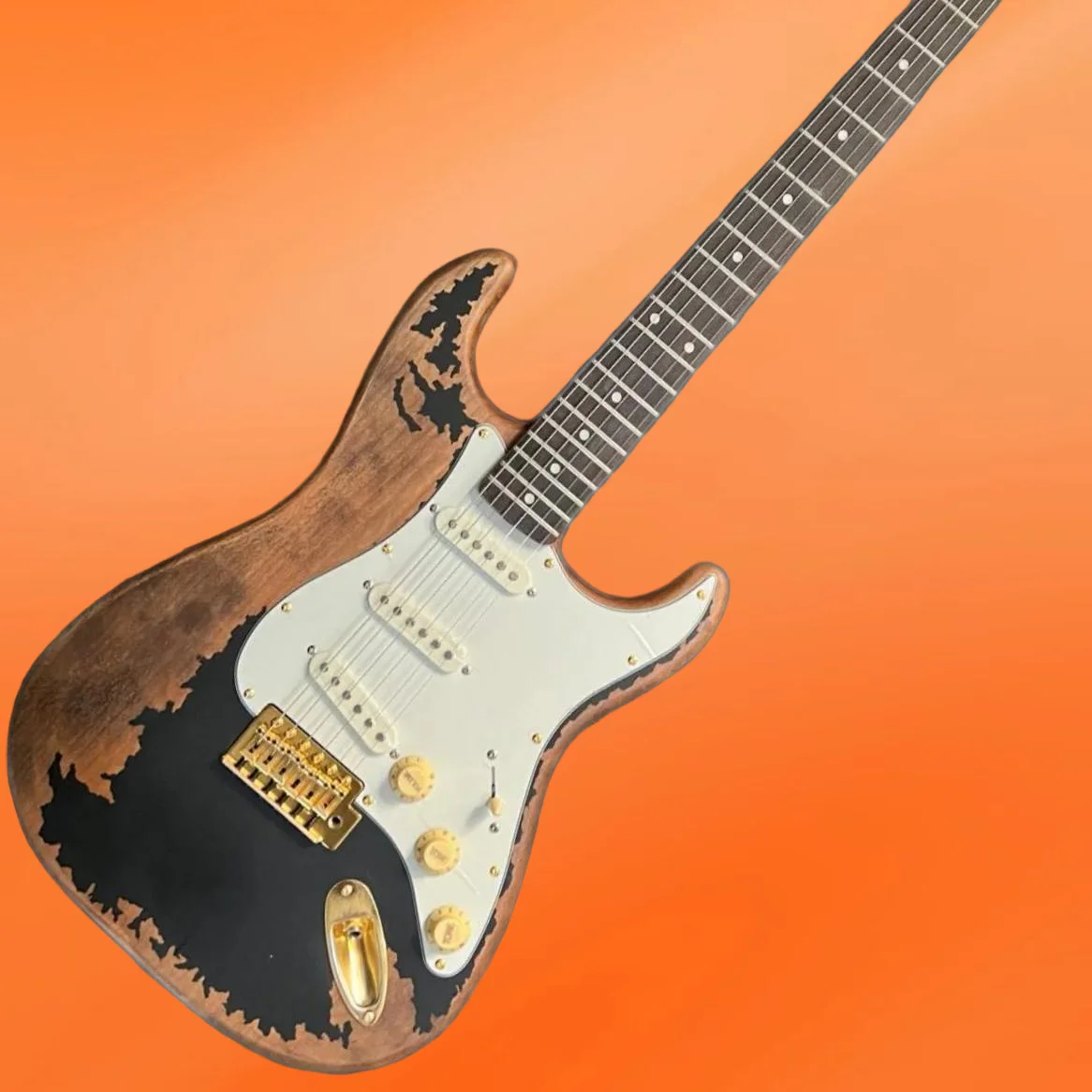 

2026 hot new 39 inches High Quality Brown Vintage 6 String Alderwood Body Rosewood Fingerboard Classic Durable Guitar