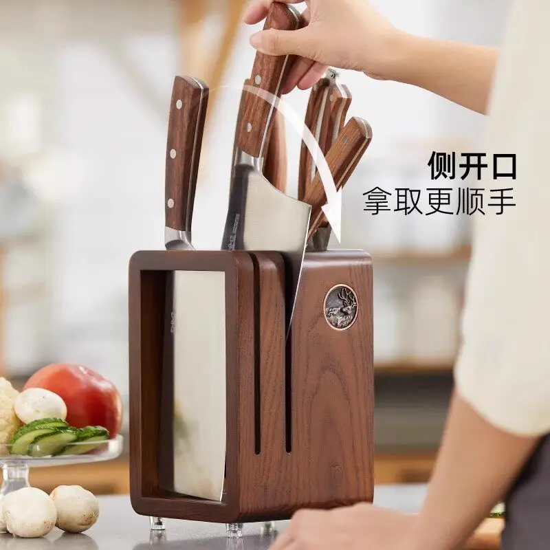 German high-value tool holder rack 2026 new tool storage rack home kitchen countertop solid wood tool holder