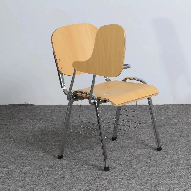 

Высококачественный складной учебный стул для студентов, деревянный стул для школы с подлокотником и подставкой для письма, для школ и офисов